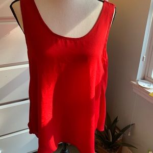 Red tank top with cute back